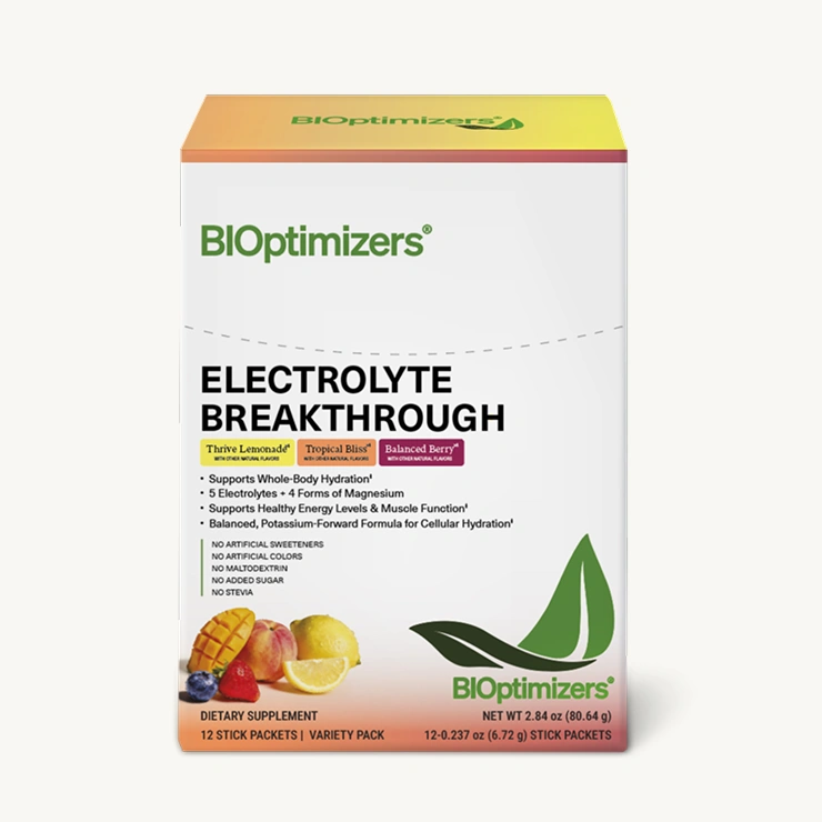 electrolyte breakthrough packet