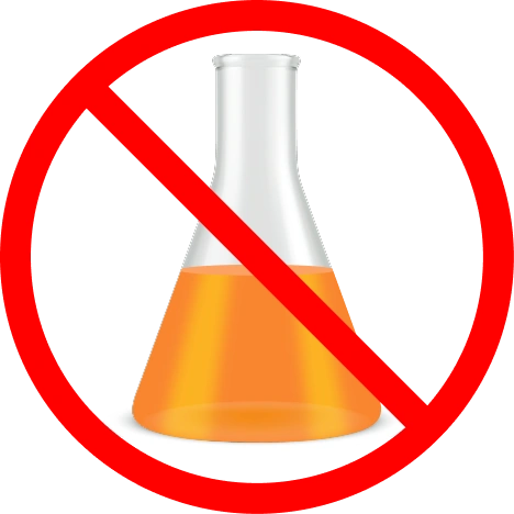 Chemicals & Fillers Free