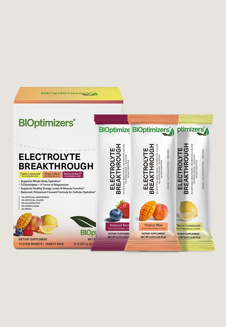 electrolyte breakthrough packet