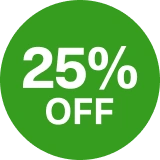 25% off