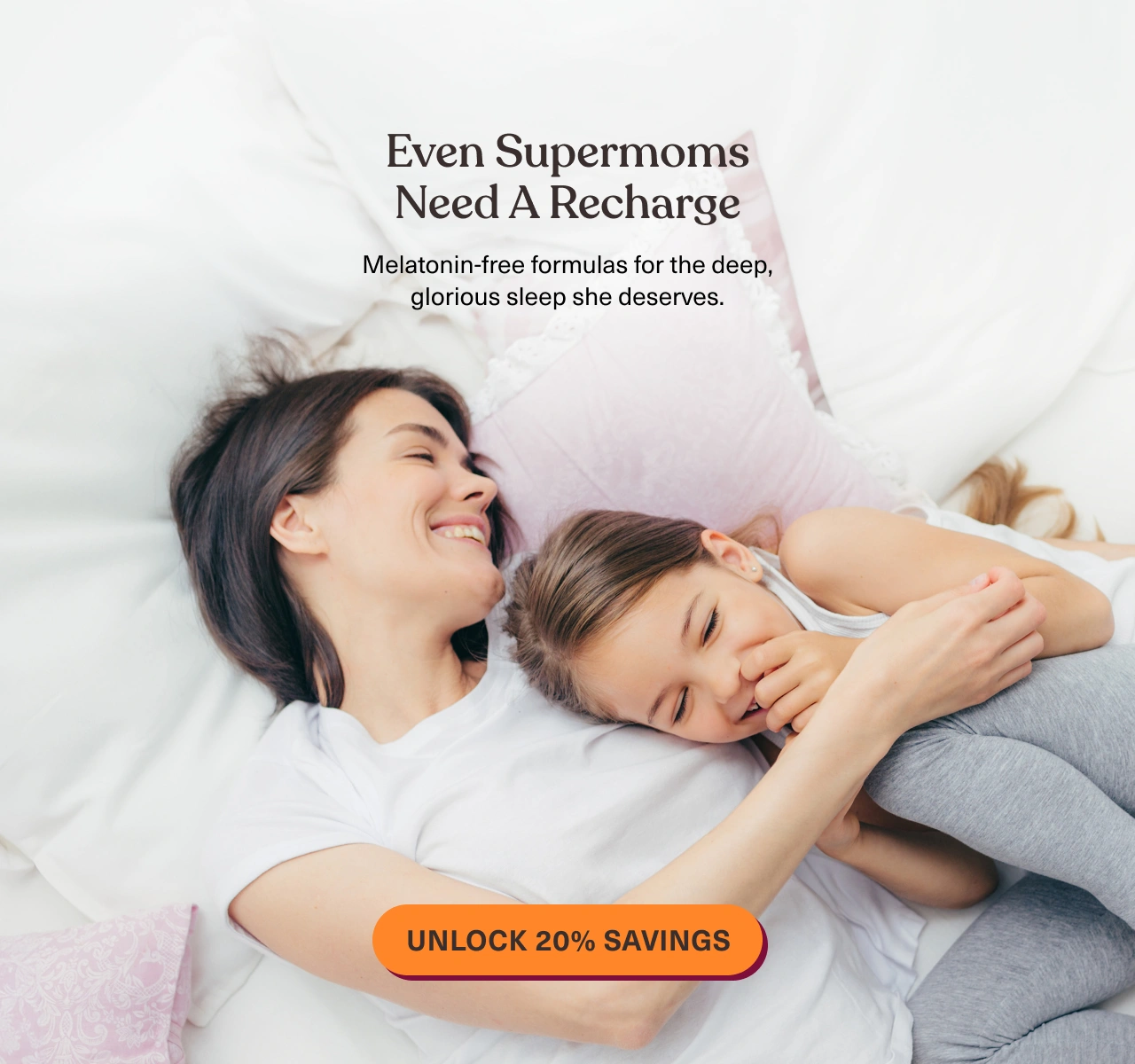 even supermoms need a recharge