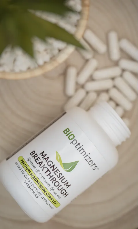 magnesium breakthrough bottle with capsule