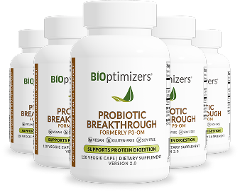 five bottles of probiotic breakthrough
