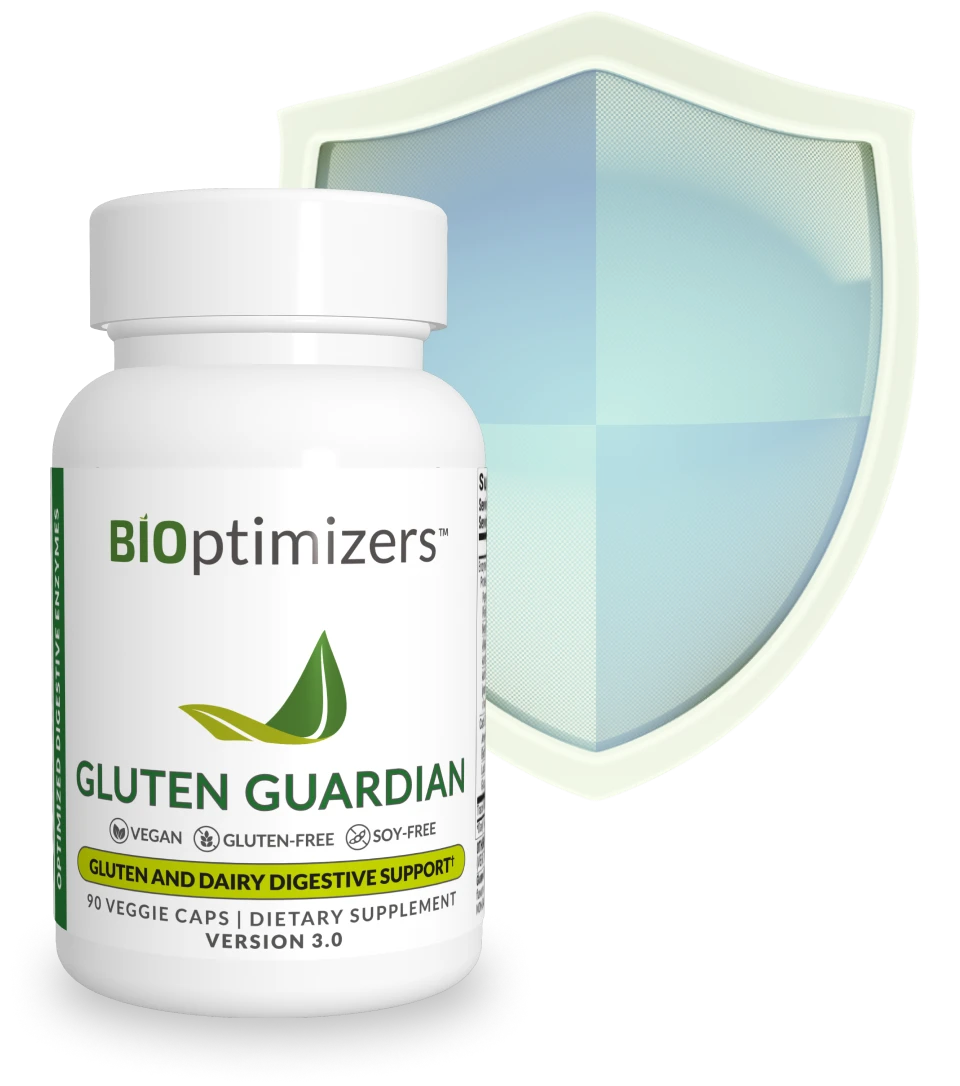 Gluten Guardian Bottle with Shield