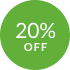 20% off