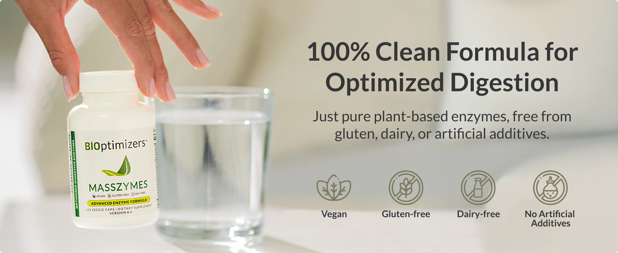 100% clean formula effective digestion