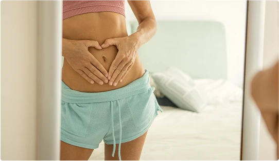 Person sleeping peacefully