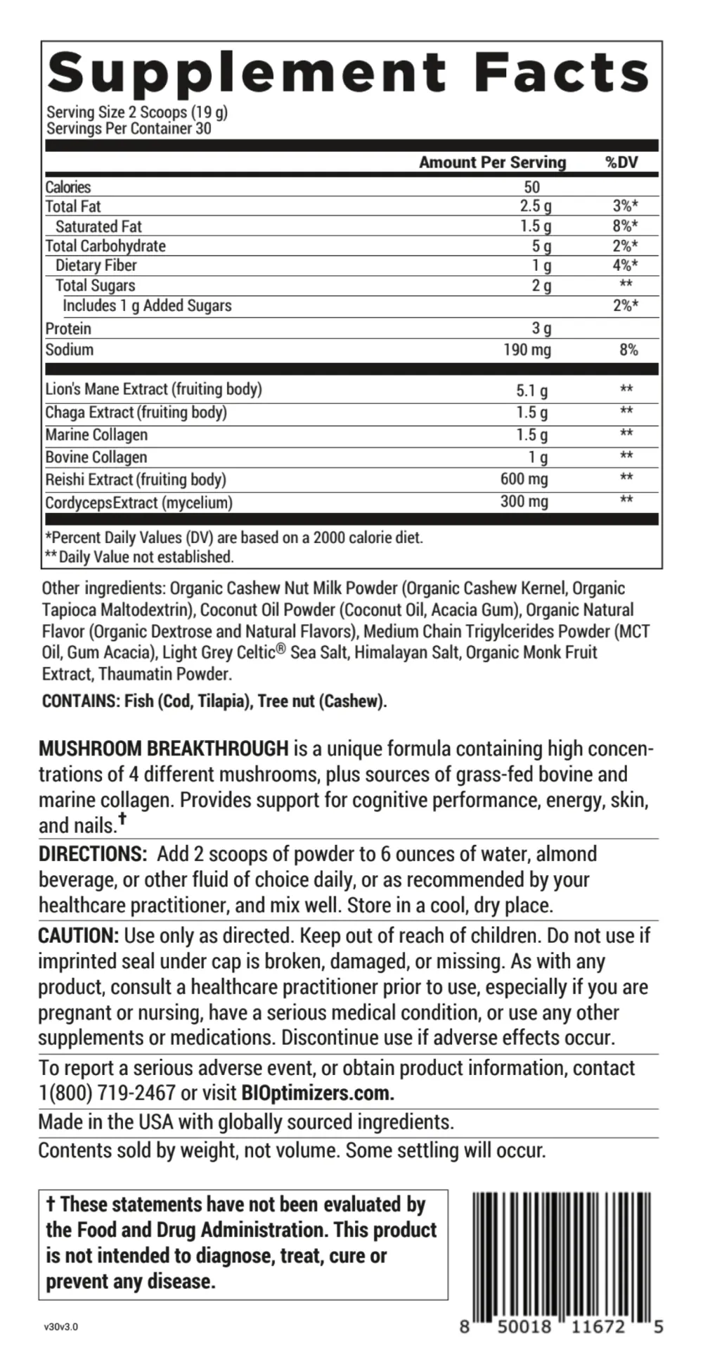 MUSHROOM BREAKTHROUGH
