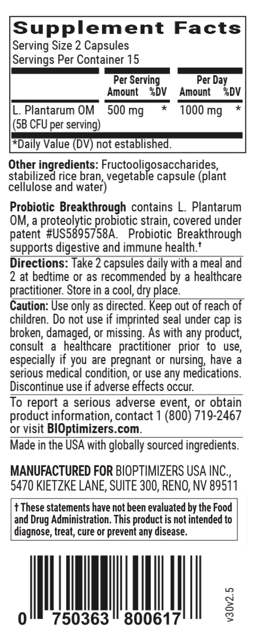 Probiotic Breakthrough