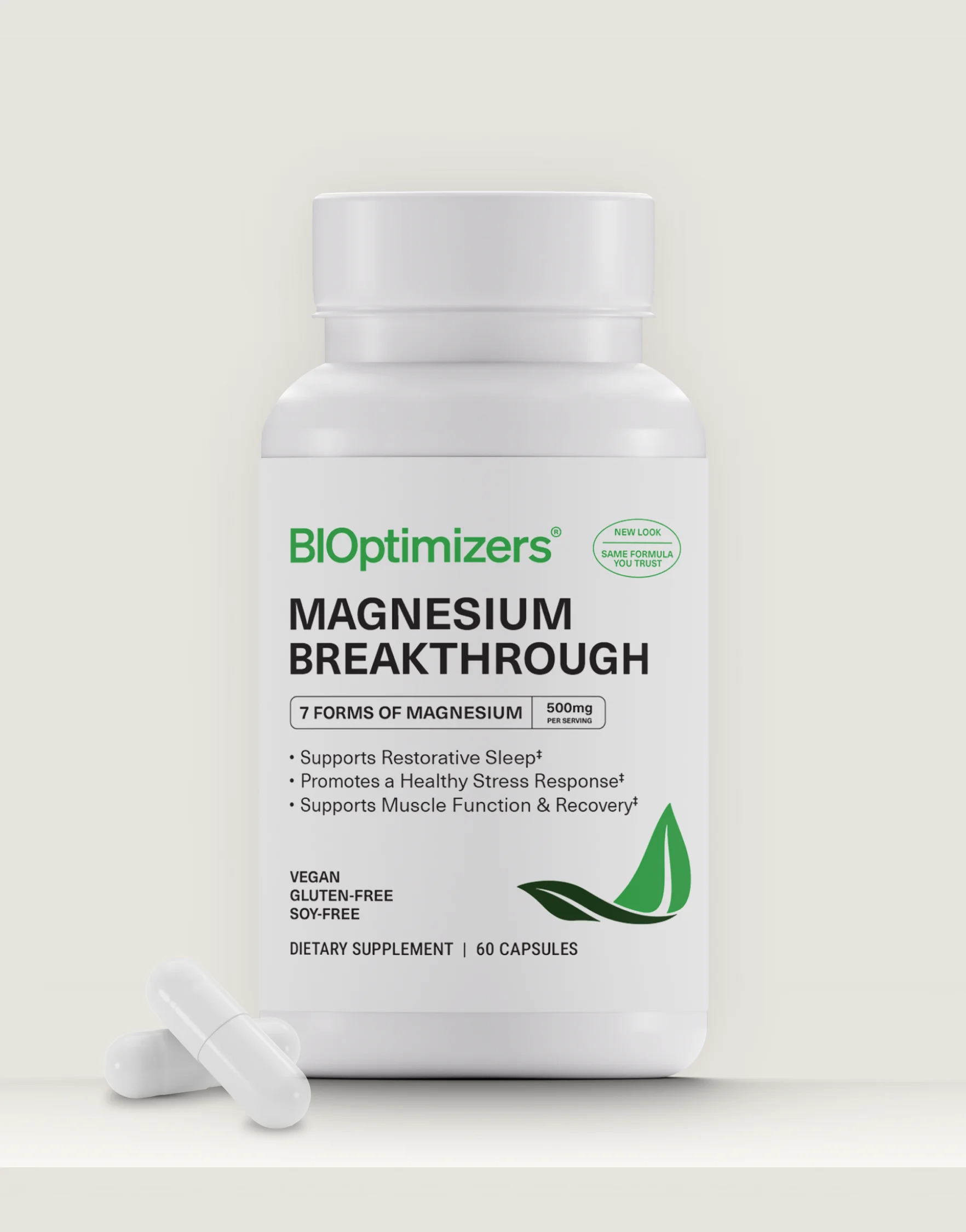 Magnesium Breakthrough Bottle with Caps