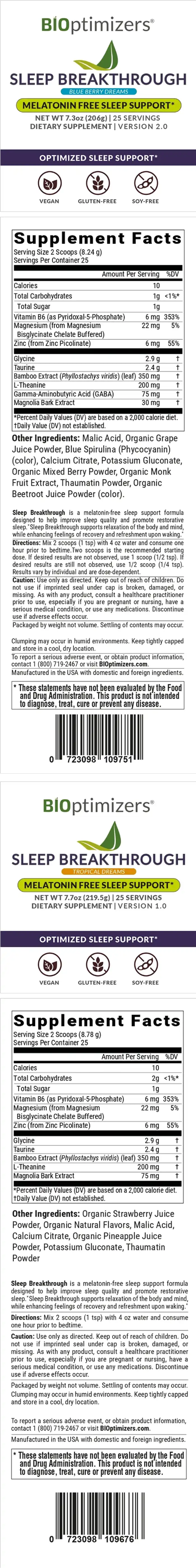 Sleep Breakthrough Drink