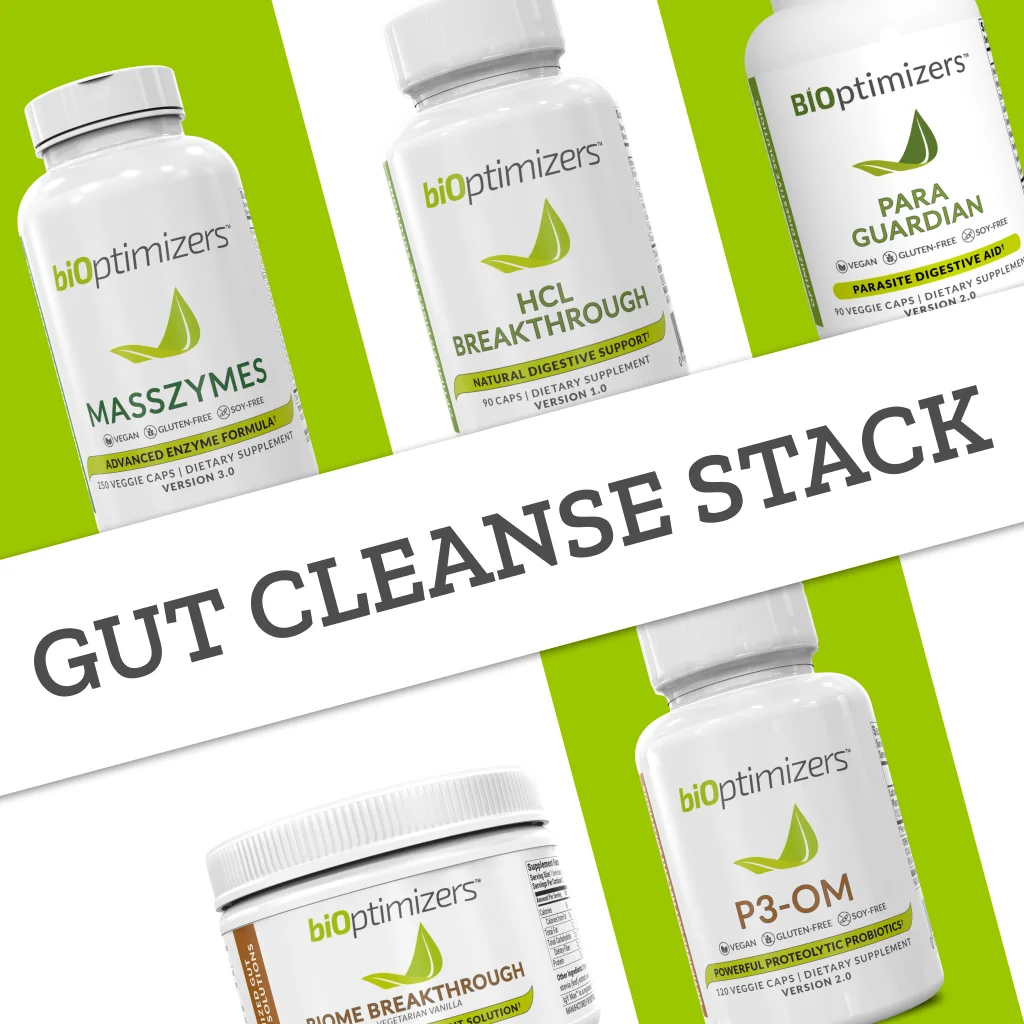 90 day total gut cleanse stack bundle