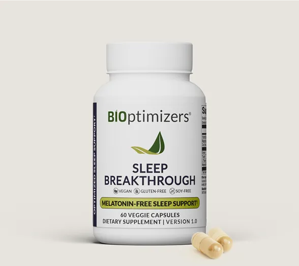 Sleep Breakthrough Capsules - 60 count bottle with blue label