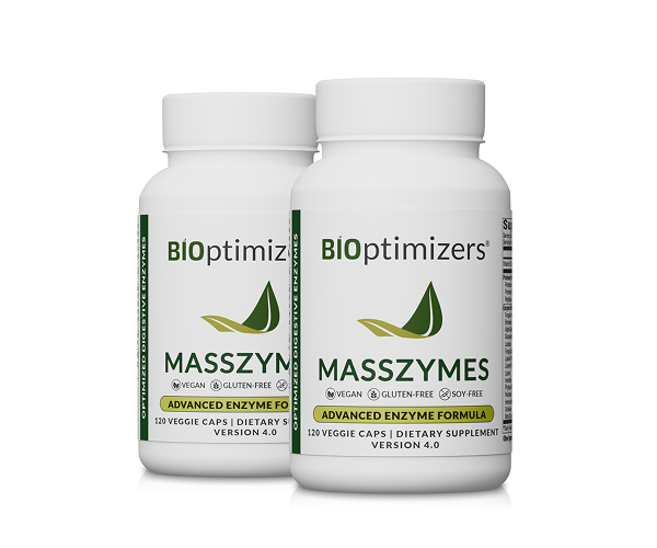 2 Bottles of MassZymes (120 capsules)