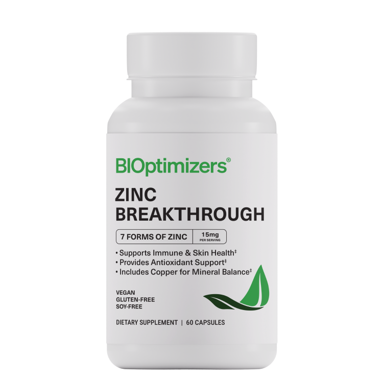 Zinc Breakthrough — supplement bottle