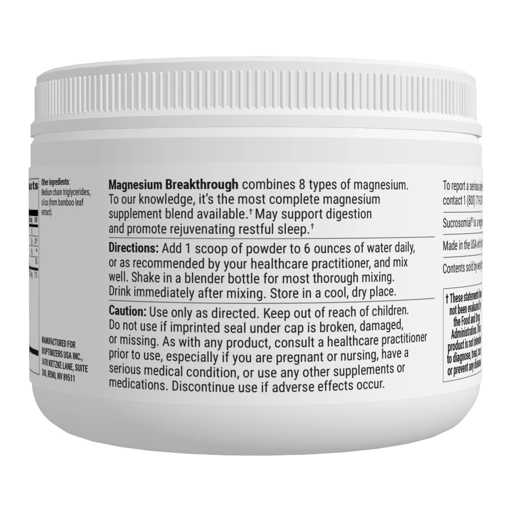 MAGNESIUM BREAKTHROUGH DRINK - 30 porciones