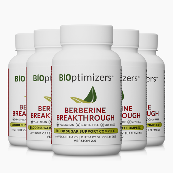 BERBERINE BREAKTHROUGH (60 caps) - 5 Bottles - One Time Supply