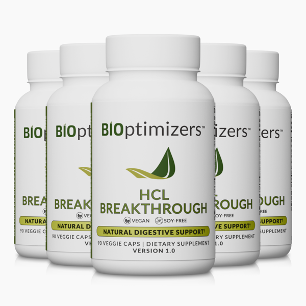 HCL BREAKTHROUGH (90 caps) - 5 Bottles - One Time Supply