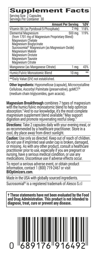 Magnesium Breakthrough