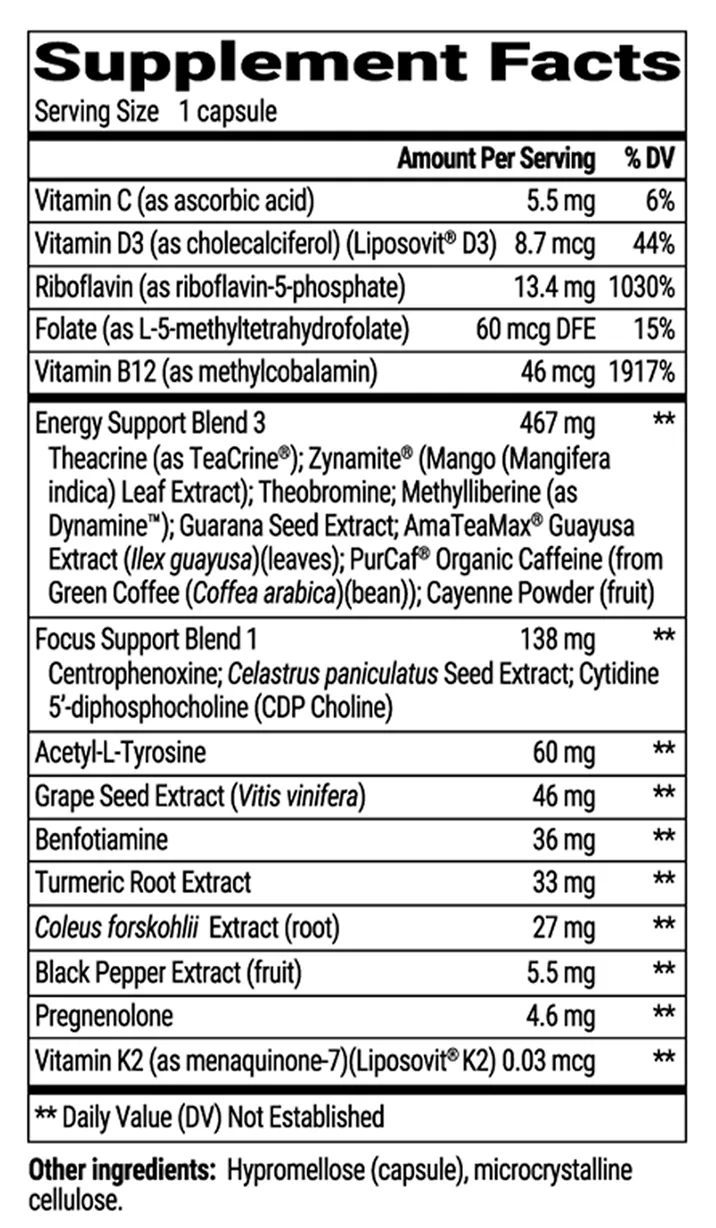 supplement facts