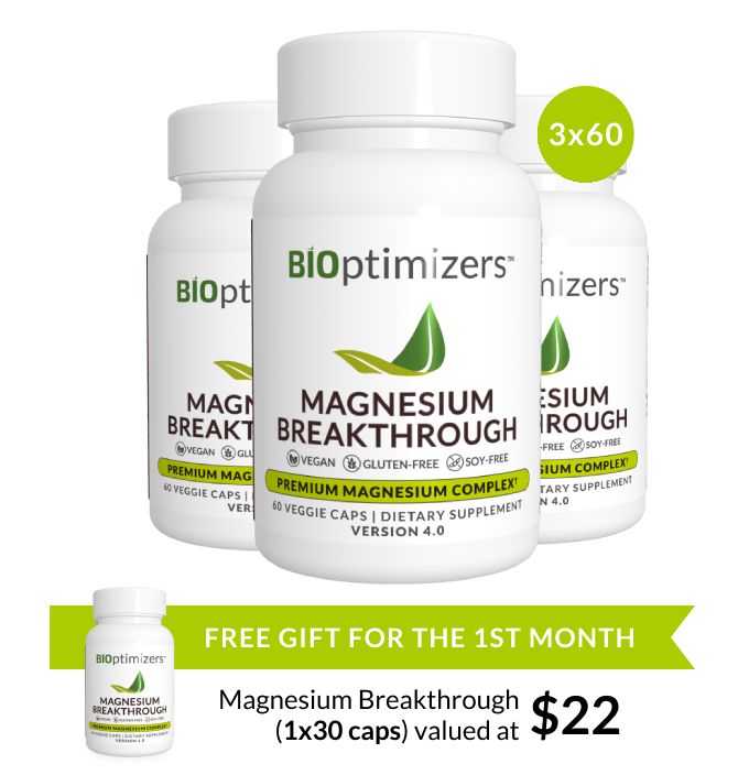 3 Bottles of Magnesium Breakthrough